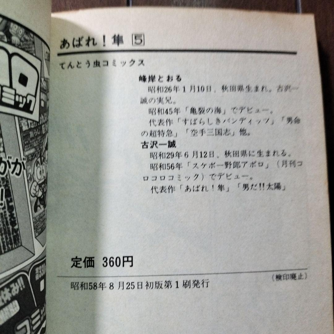 あばれ！隼 全10巻セット（全巻初版）