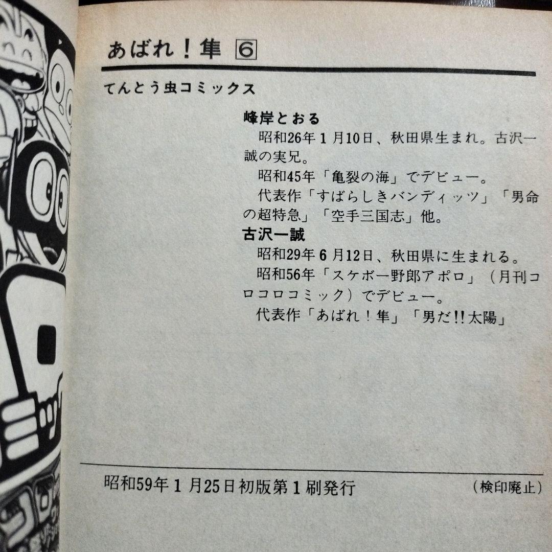 あばれ！隼 全10巻セット（全巻初版）