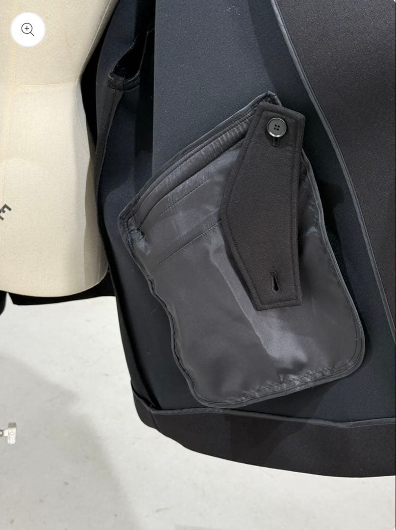 【新品】Liten Bonding tent coat / black