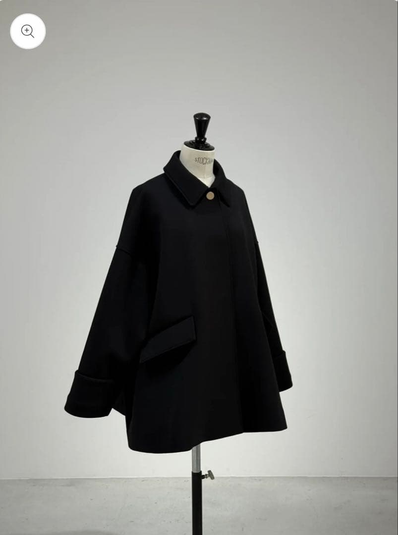【新品】Liten Bonding tent coat / black