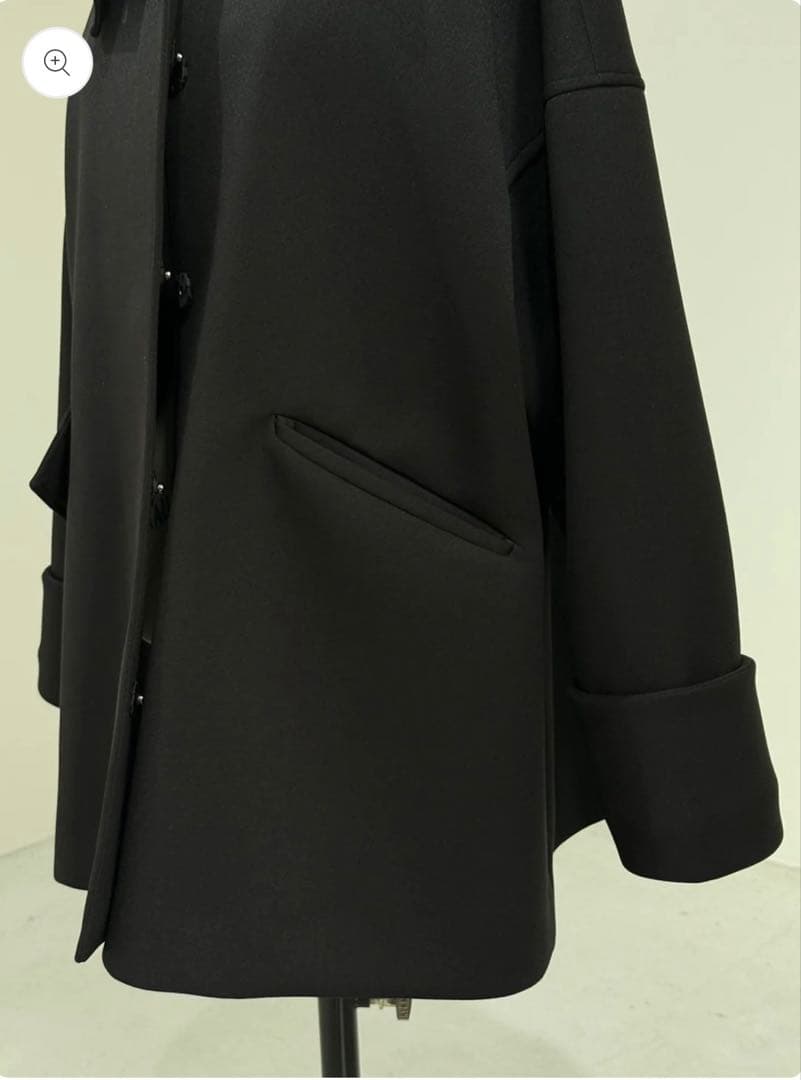 【新品】Liten Bonding tent coat / black