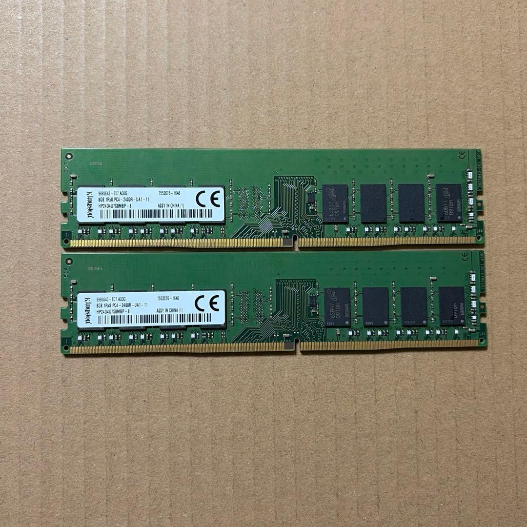 [39] デスクトップ PC メモリ8GBx2(16GB) DDR4 2400