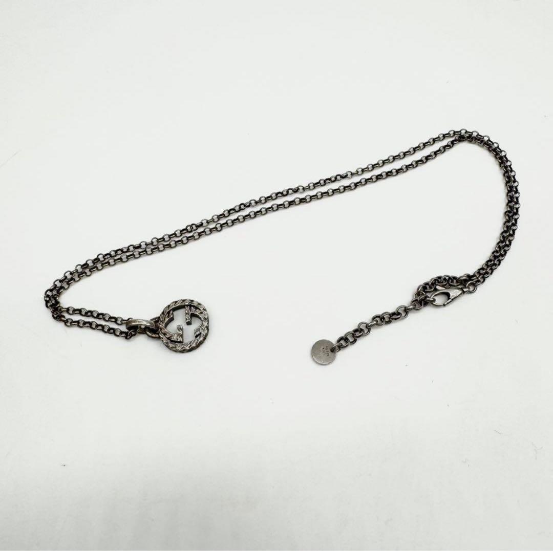 【美品✨】グッチ アラベスク インターロッキングG ネックレス