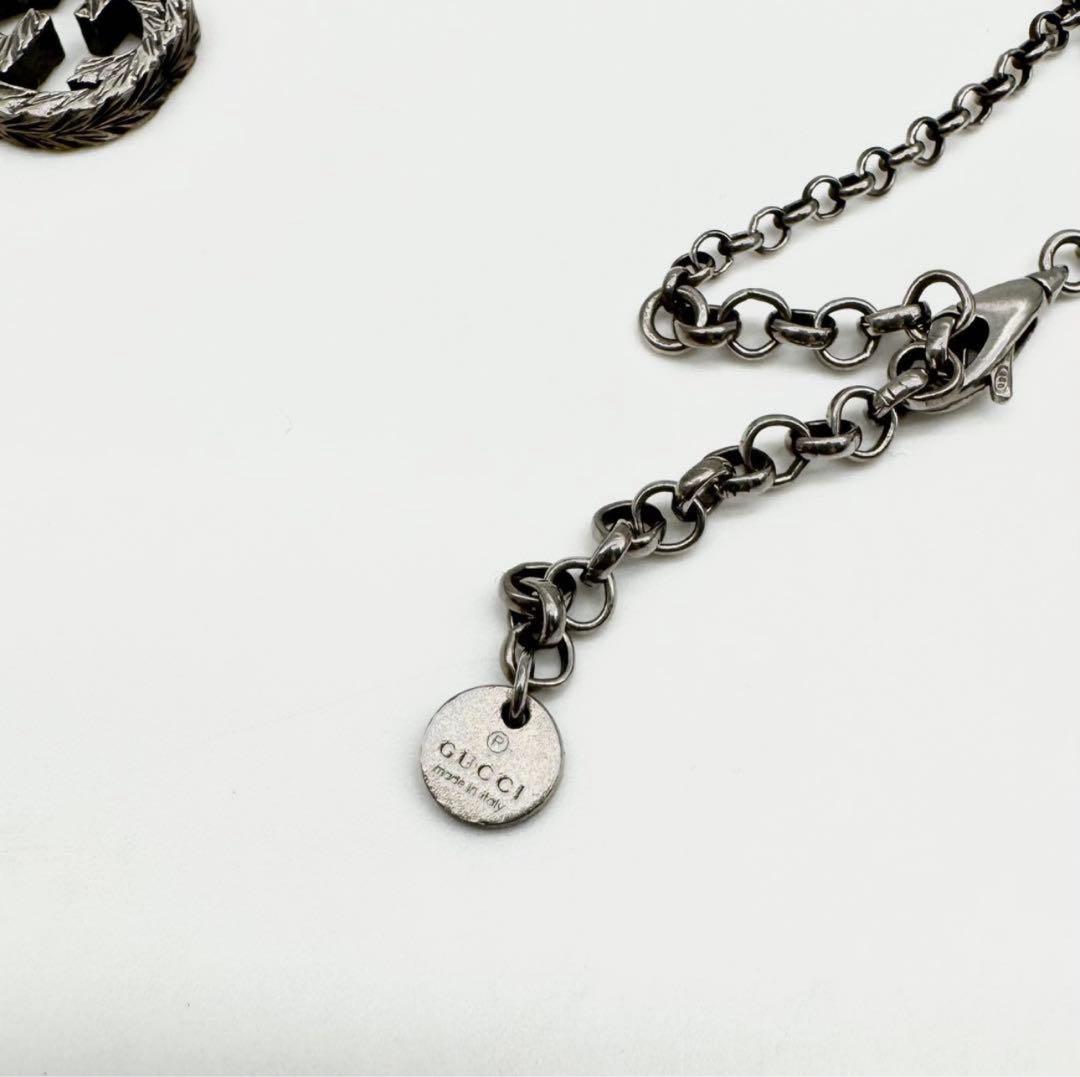 【美品✨】グッチ アラベスク インターロッキングG ネックレス
