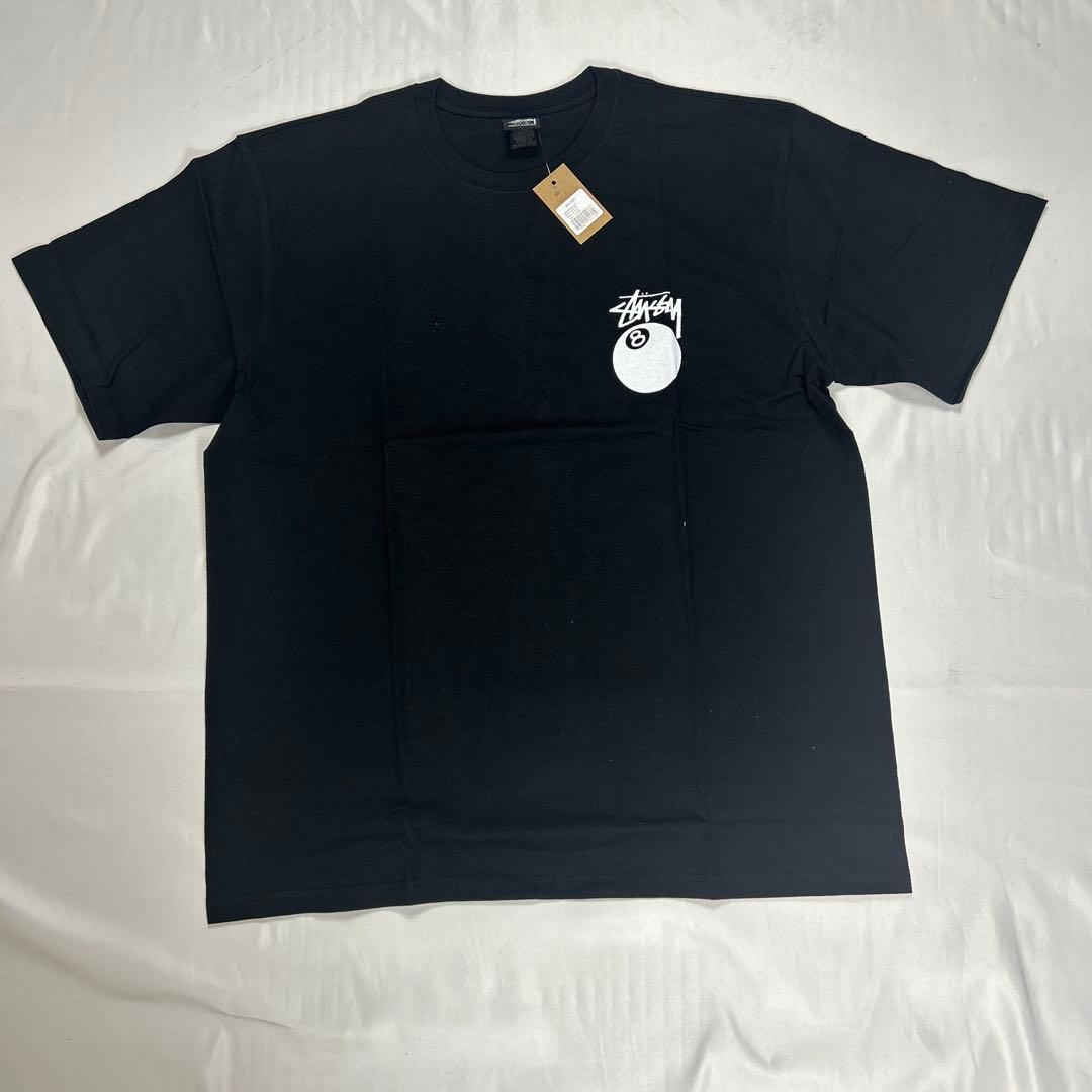 Stussy 8ボール Tシャツ ブラックサイズＬ
