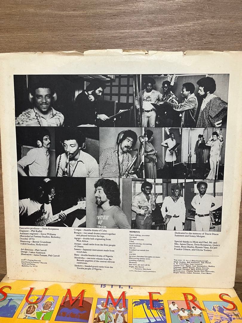 USオリジナル盤　Bill Summers Feel The Heat