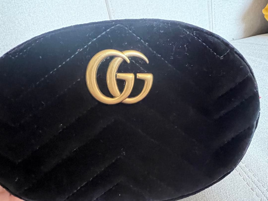 グッチ GUCCI ベルトバッグ ウエストバッグ GGマーモント美品