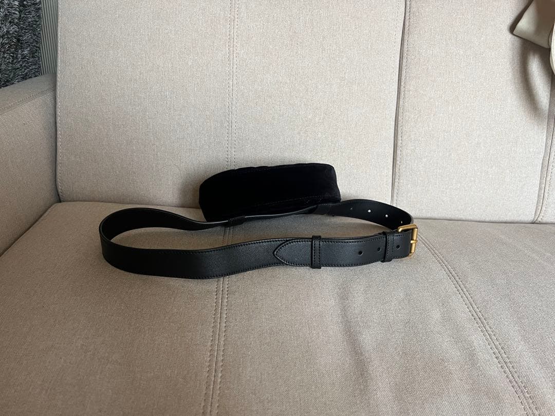 グッチ GUCCI ベルトバッグ ウエストバッグ GGマーモント美品