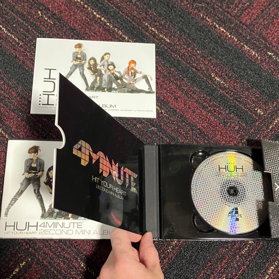 4minute 韓国盤アルバム5枚 日本盤シングル2枚