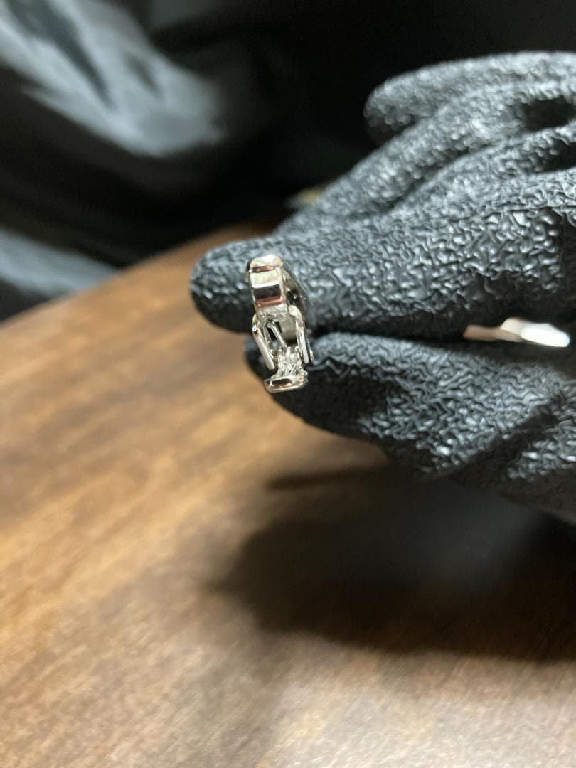 ダンヒル グリーン ペリドット ストーン ドーム カフス タイピン セット
