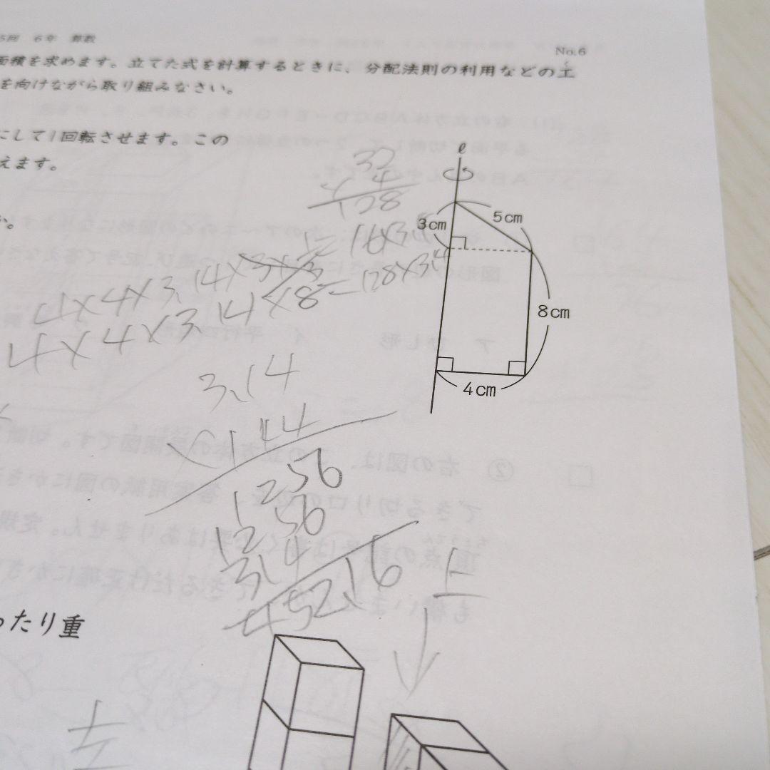 ★日能研 学習力育成テスト6年 第18〜26回 2024.5〜7月★