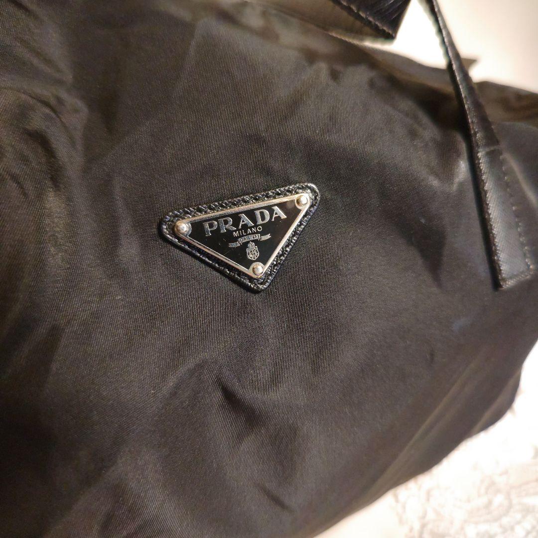 【カード付・値下げ】PRADA プラダ ミニボストン BR2394 ナイロン 黒