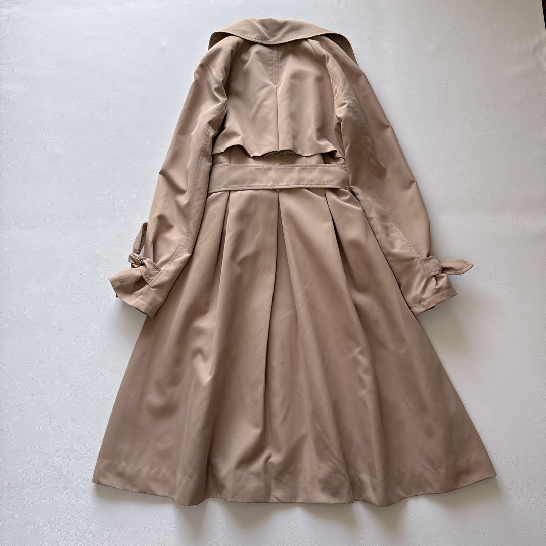 【新品】RUIRUE ベージュ トレンチコート 袖リボンウエストリボン付き