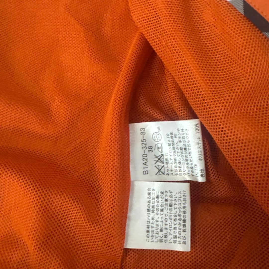 BURBERRY オレンジ トレンチコート 38
