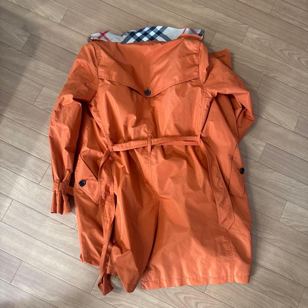 BURBERRY オレンジ トレンチコート 38