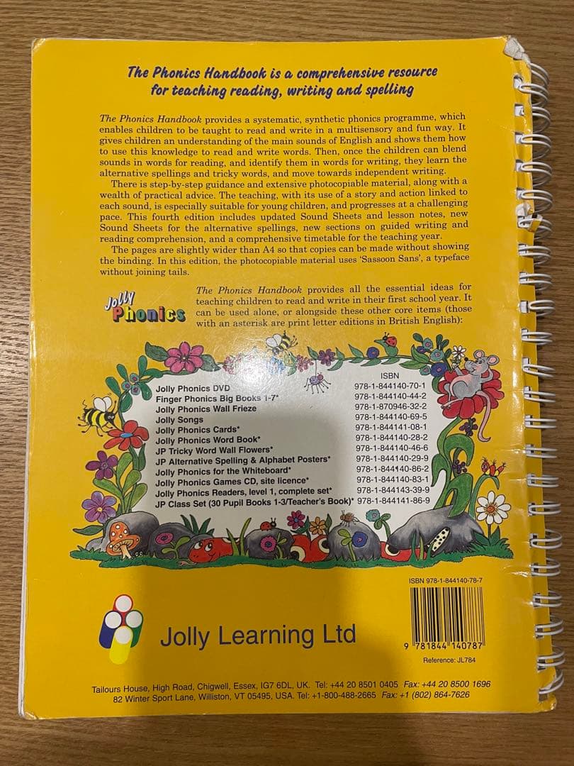 ジョリーフォニックス　The Phonics Handbook