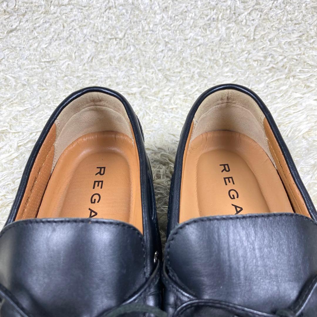『美品』REGAL 55PR リーガル　革靴　デッキシューズ　ローファー　黒