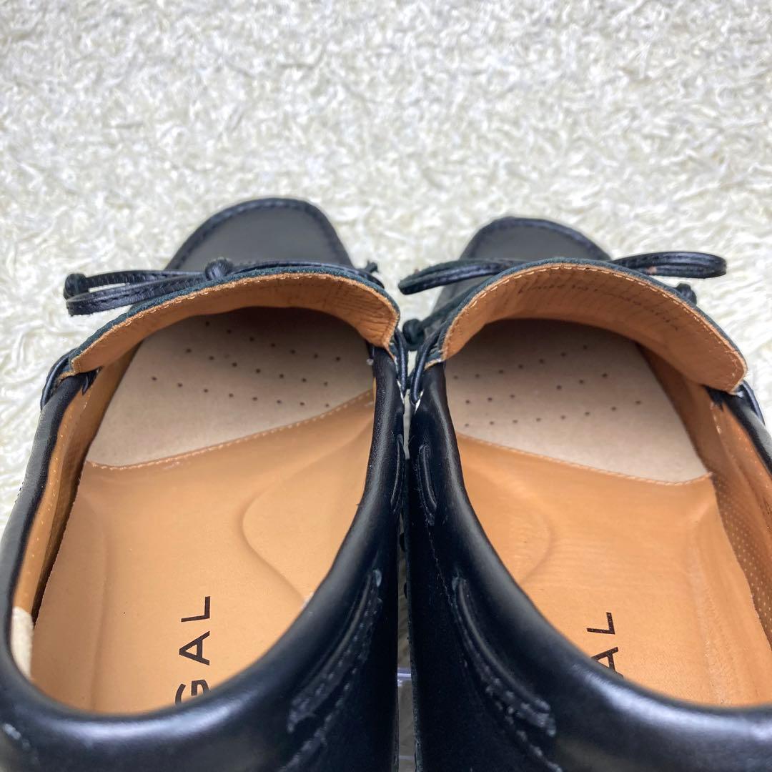 『美品』REGAL 55PR リーガル　革靴　デッキシューズ　ローファー　黒