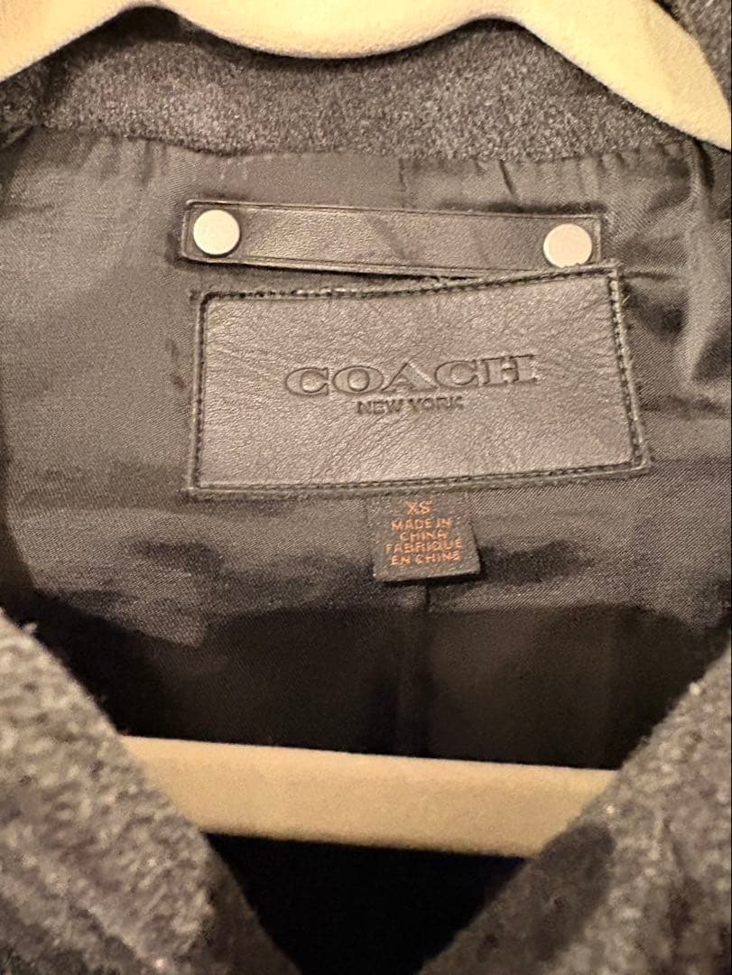 美品 coach コーチ COACH ダッフルコート S XS