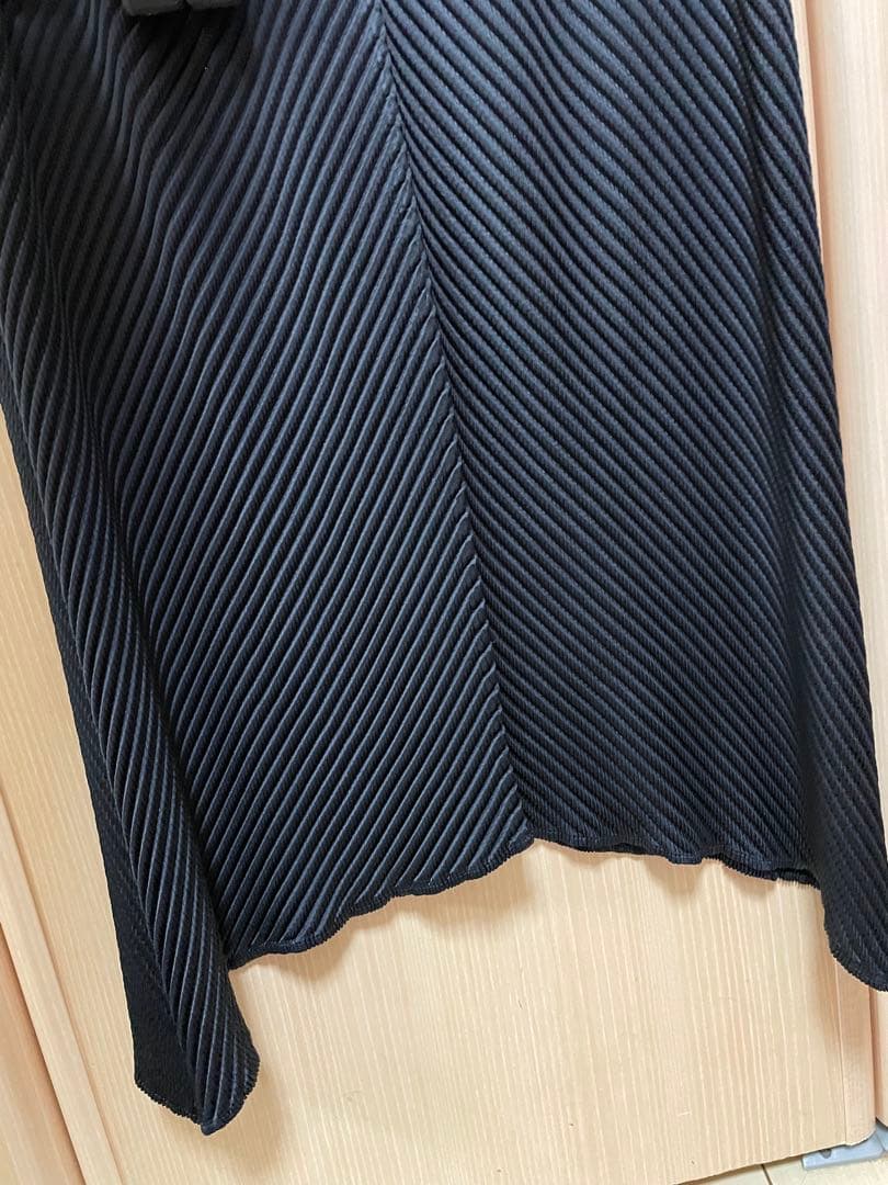 イッセイミヤケ　issey miyake プリーツスカート　変形　アシンメトリー