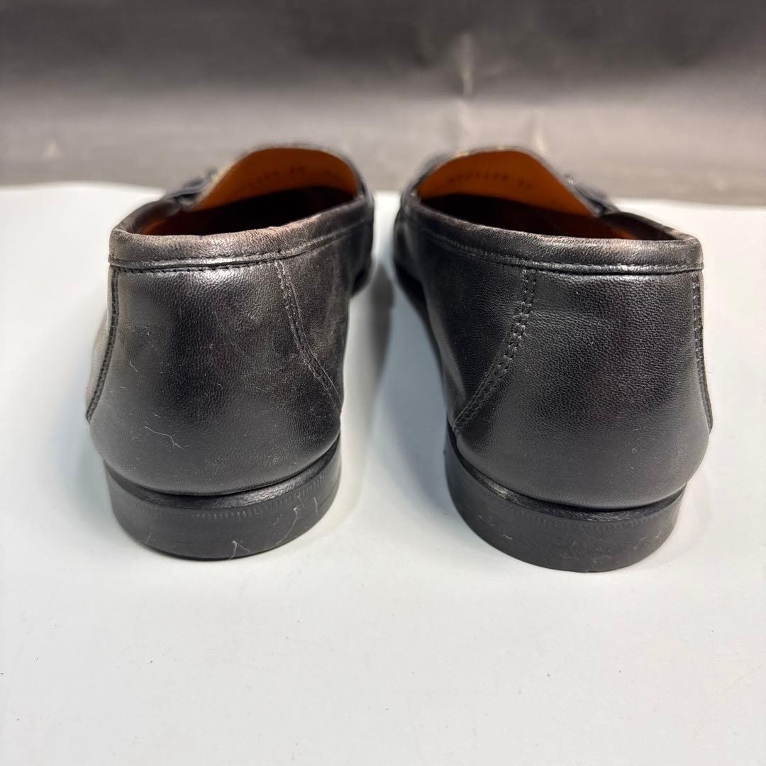 SALVATORE FERRAGAMO メンズモカシン 7 1/2 黒