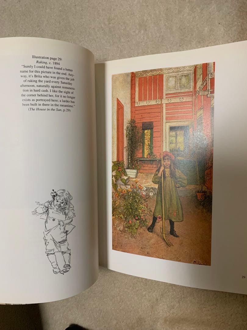 スウェーデンの画家　Carl Larsson アートブック　カールラーソン　画集