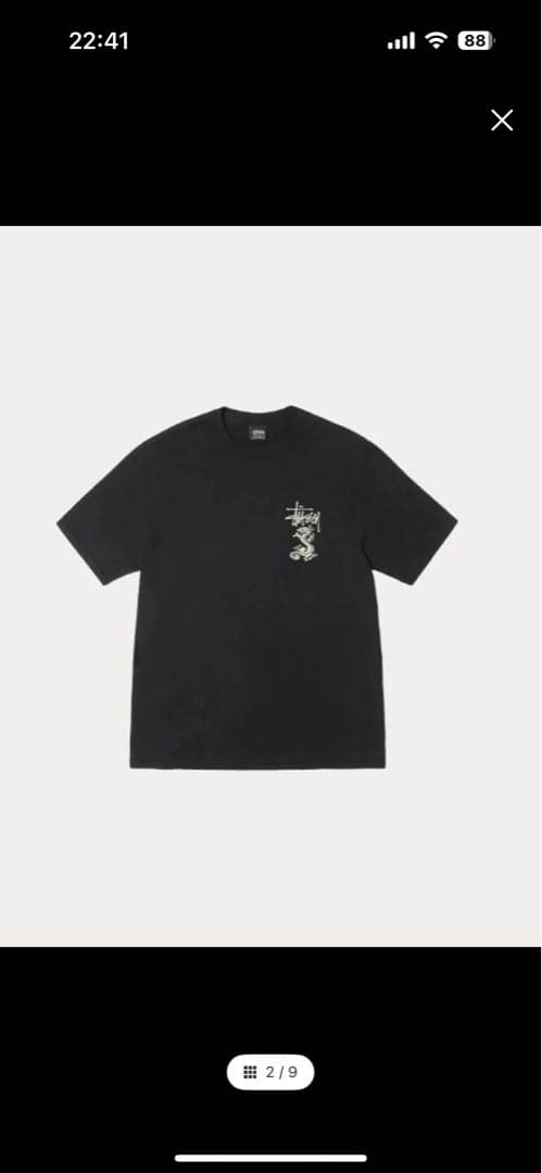 STUSSY（ストゥーシー） 黒T
