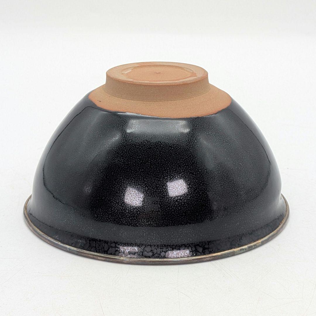 油滴天目茶碗 合箱合布 抹茶碗 抹茶茶碗 茶道具 茶器 食器 釉薬 ハンドメイド
