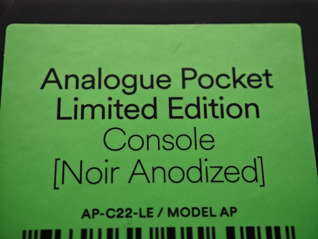 その他 Analogue Pocket Limited Edition Noir