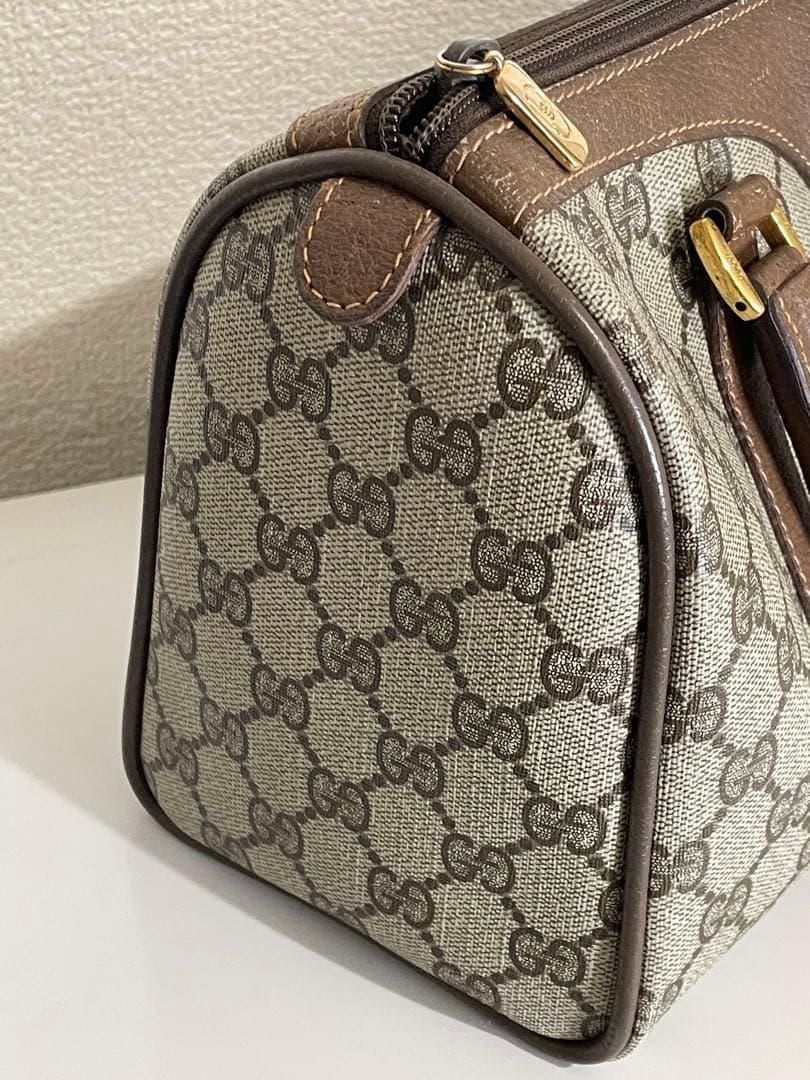 GUCCI GGパターン ボストンバッグ ハンドバッグ グッチ