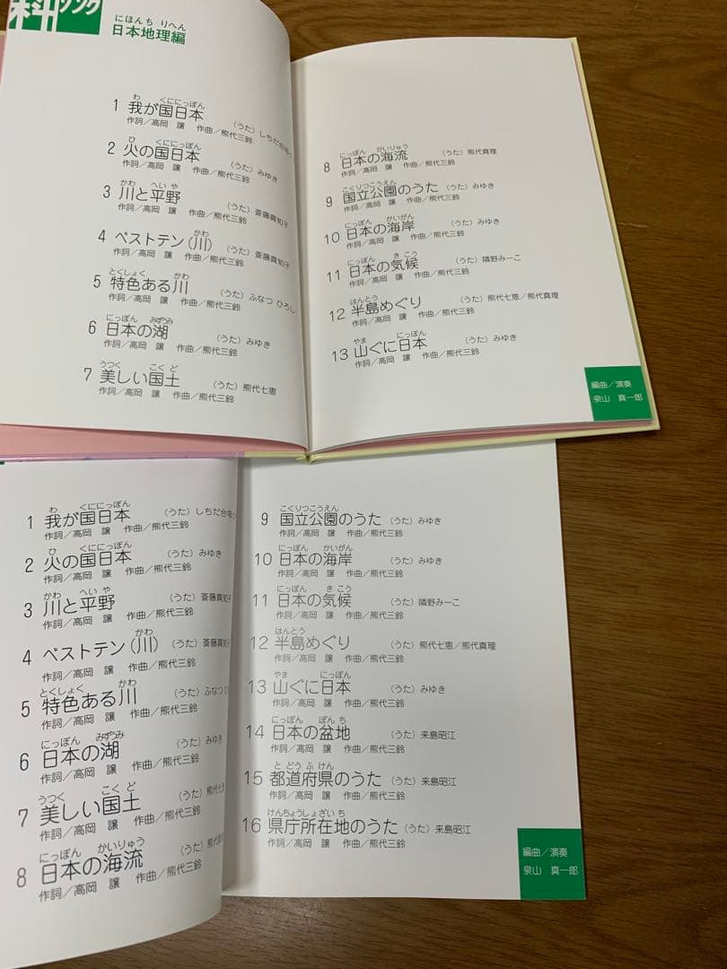 しちだ　理科ソング　社会科ソング　CD付き