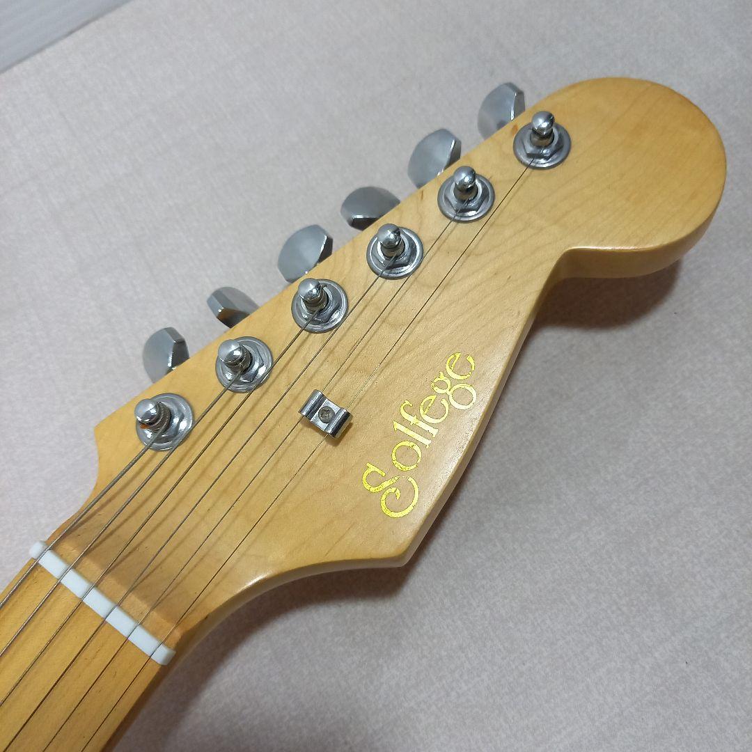 セット1Solfege ストラトキャスター ホワイト 白 メイプル指板