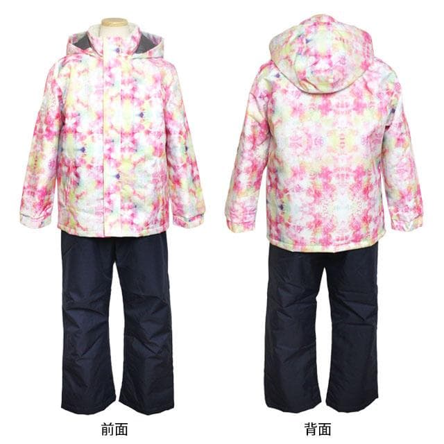 新品 スキーウェア 女の子 キッズ ジュニア 上下セット ピンク 160