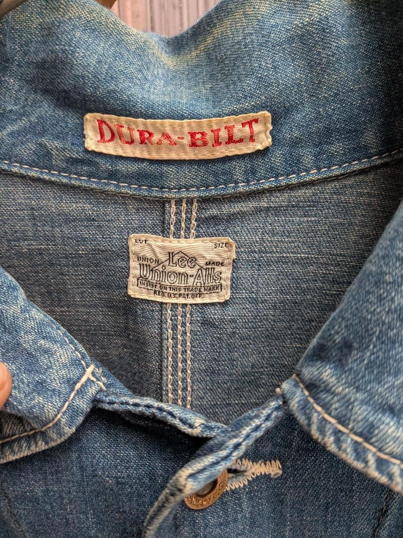 Lee デニム カバーオール durabilt unionalls