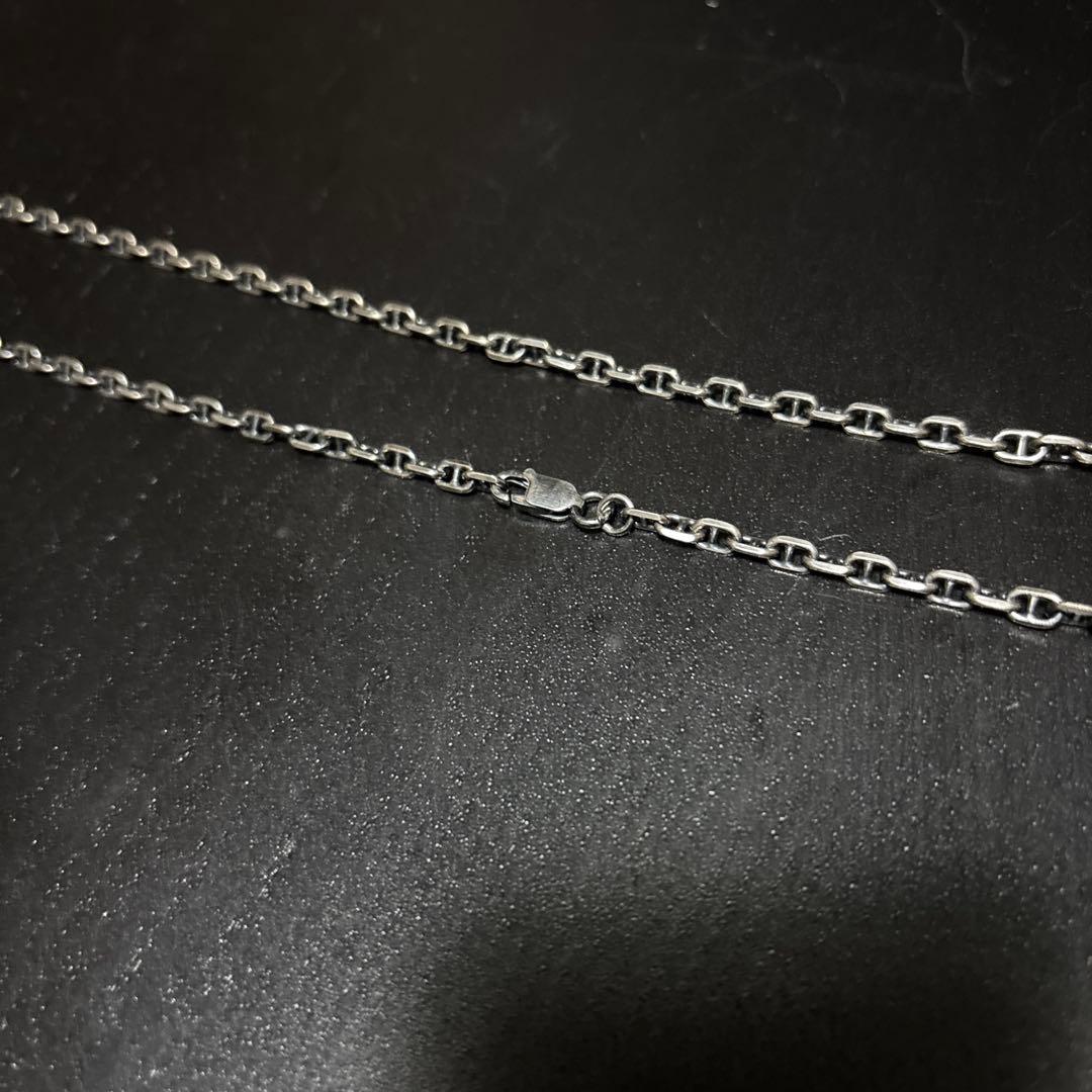RAOING シルバーチェーン　ネックレス ポーチ55cm silver925