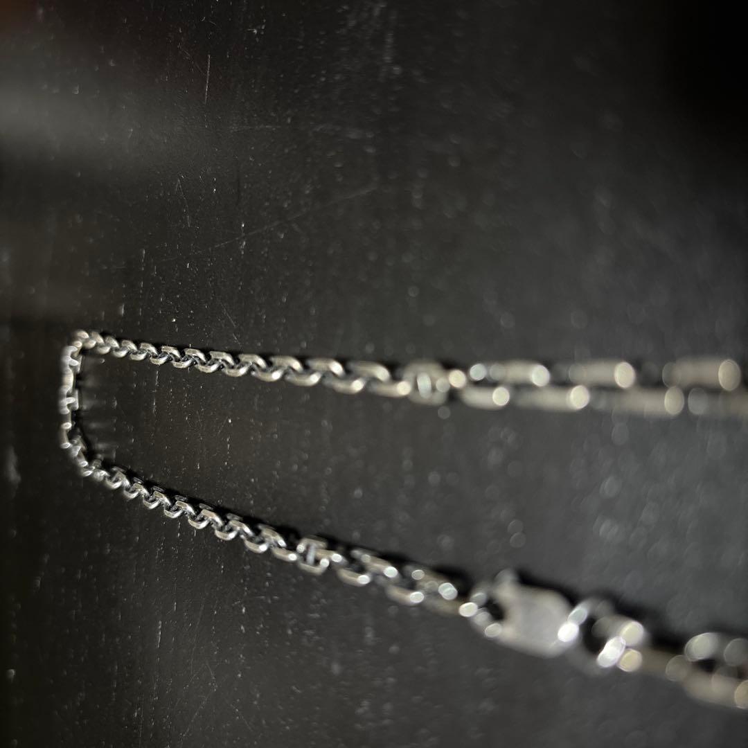 RAOING シルバーチェーン　ネックレス ポーチ55cm silver925