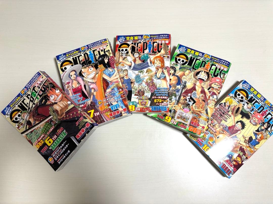 ONE PIECE THE LOG 1〜10巻 ポスター付 状態良好 おまけ付