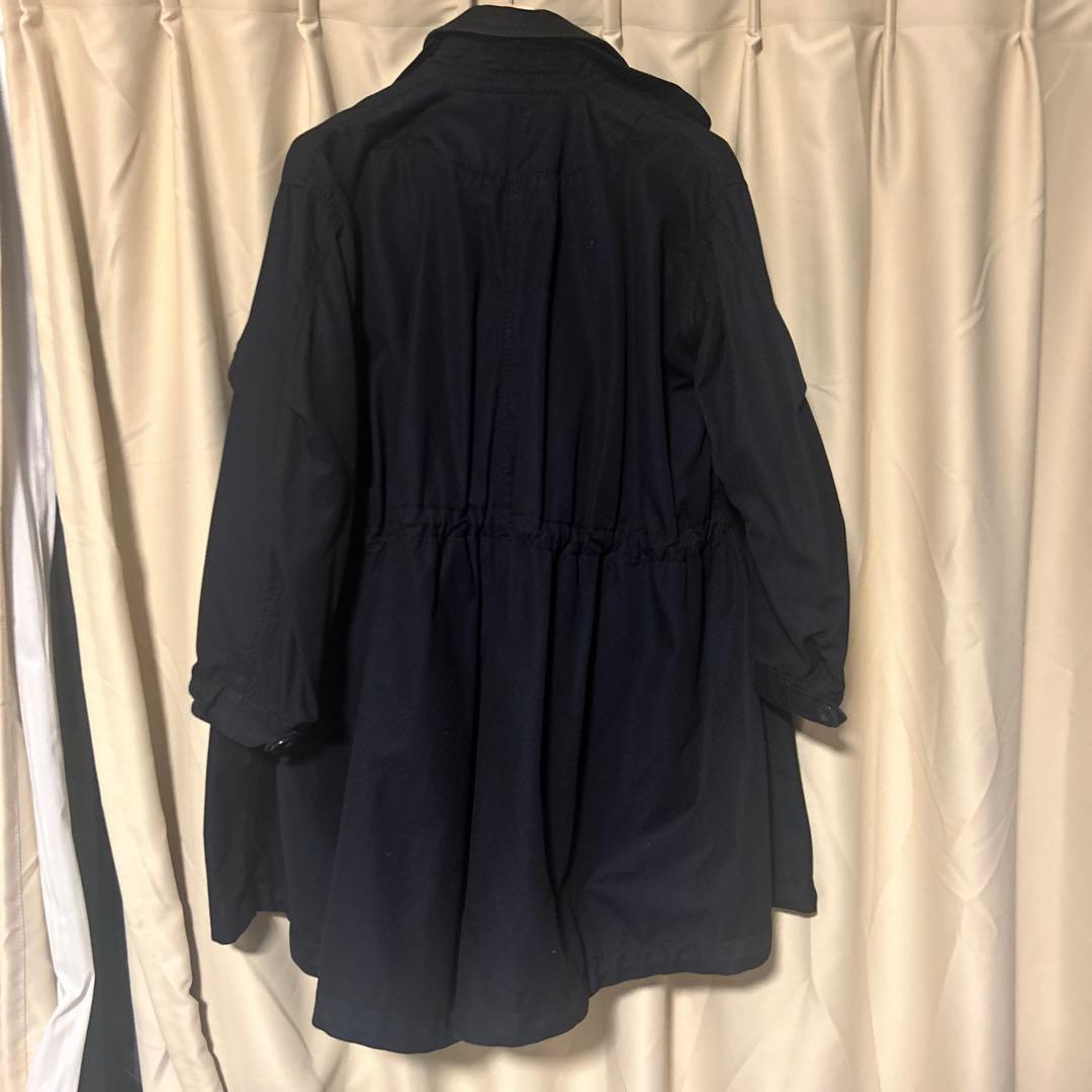 sacai レイヤードハイブリッドモッズコート