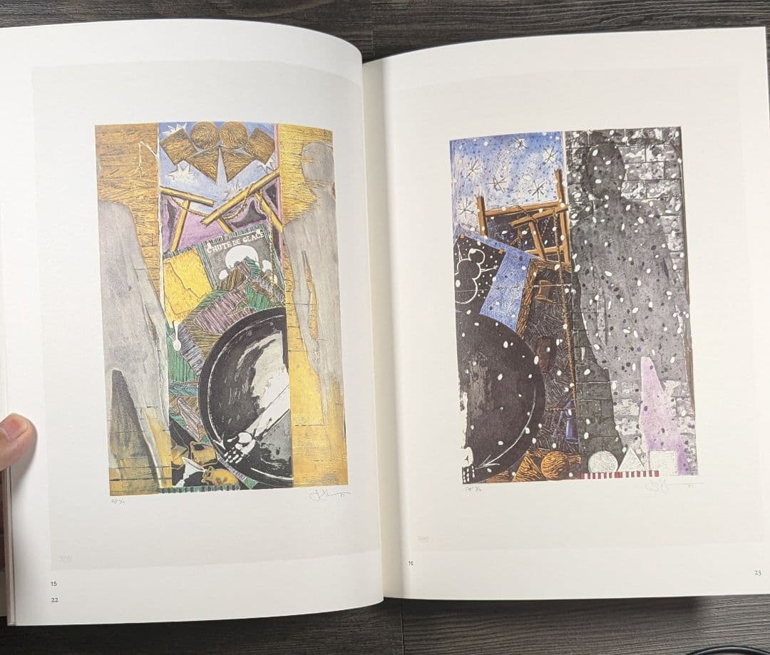 洋書　ジャスパー・ジョーンズ Jasper Johns The Seasons