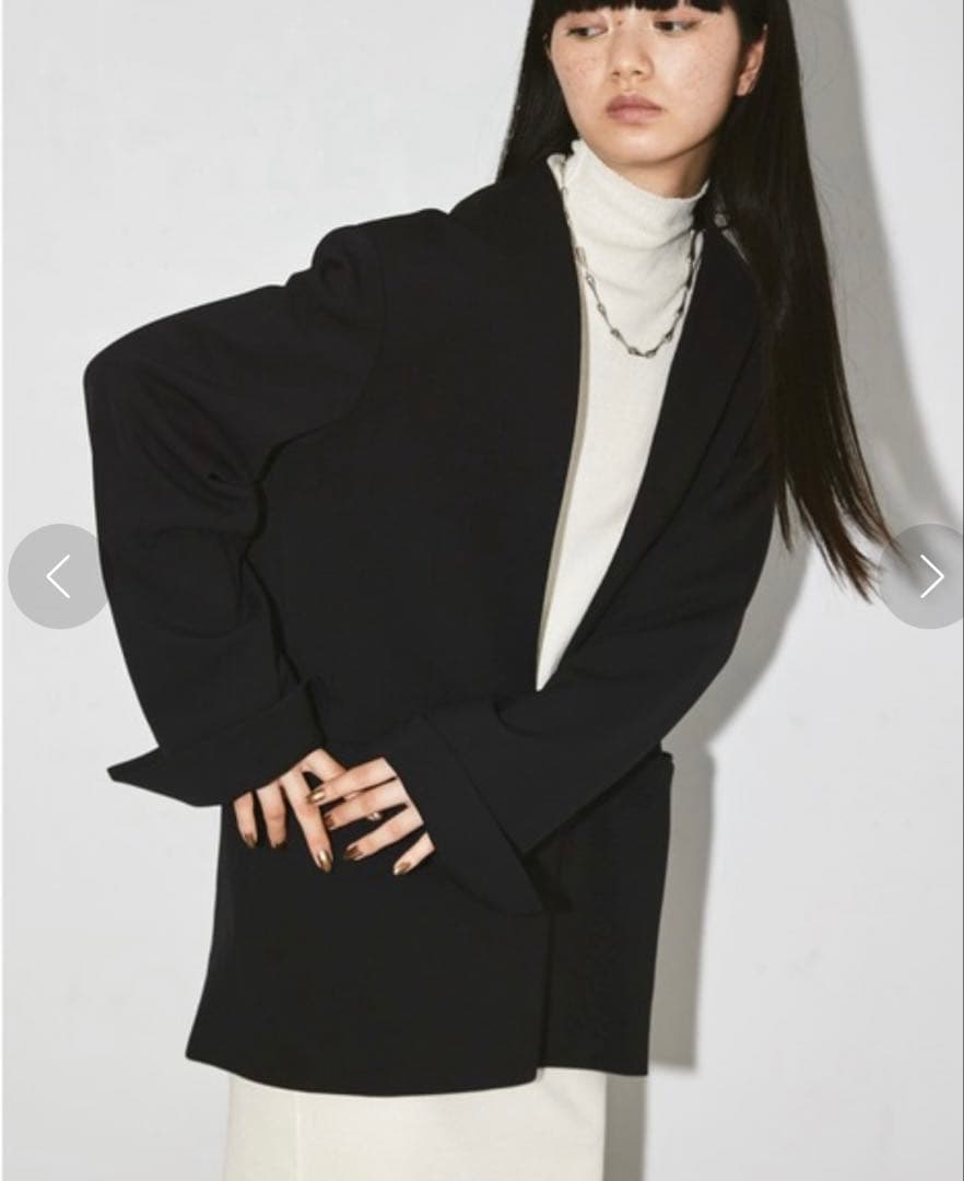 todayful Uneck Pullover Jacketブラック