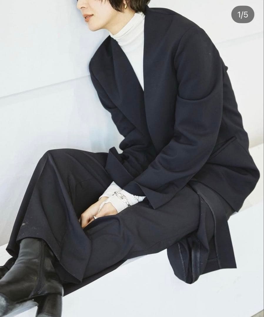 todayful Uneck Pullover Jacketブラック