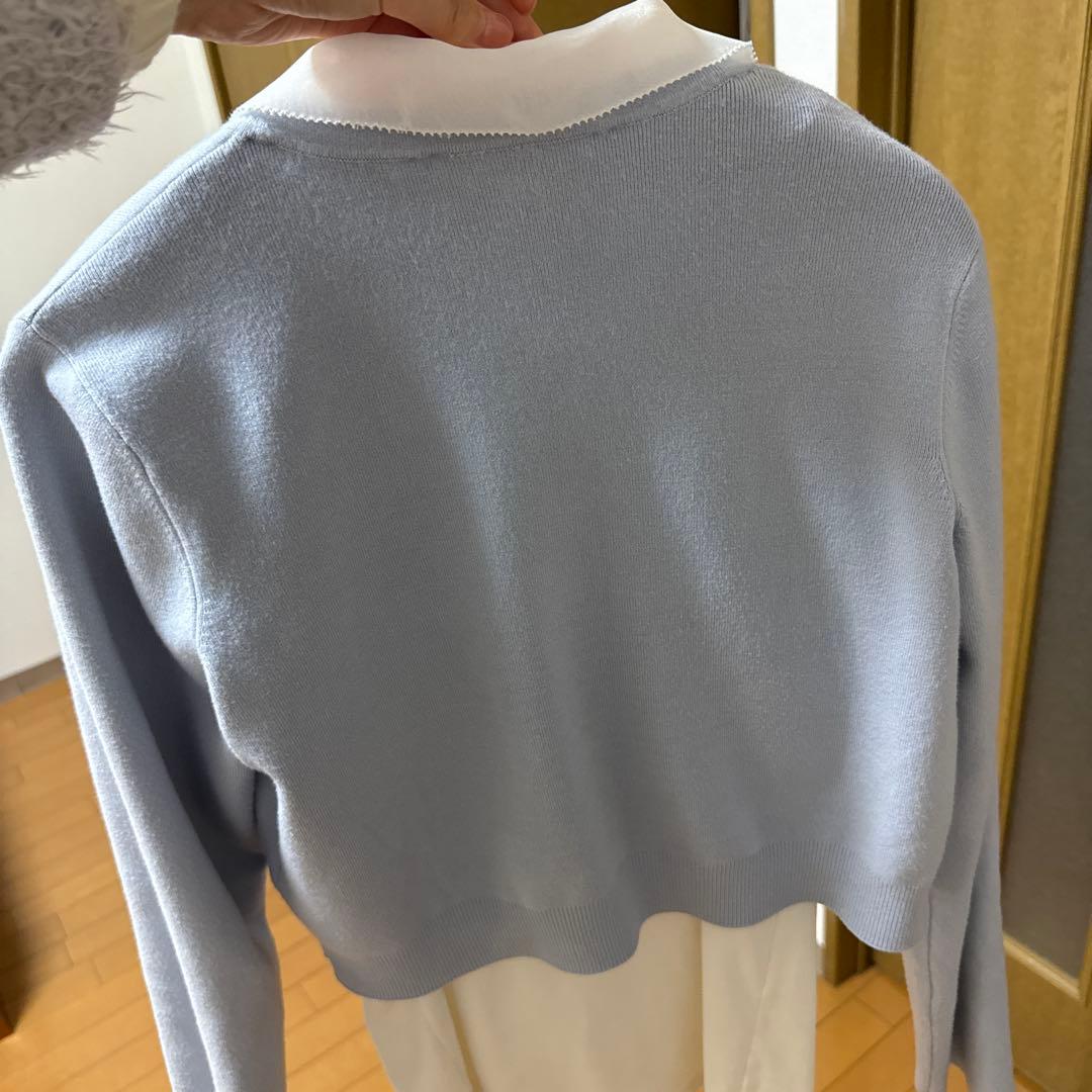 CELFORD デタッチャブル総針カーディガン