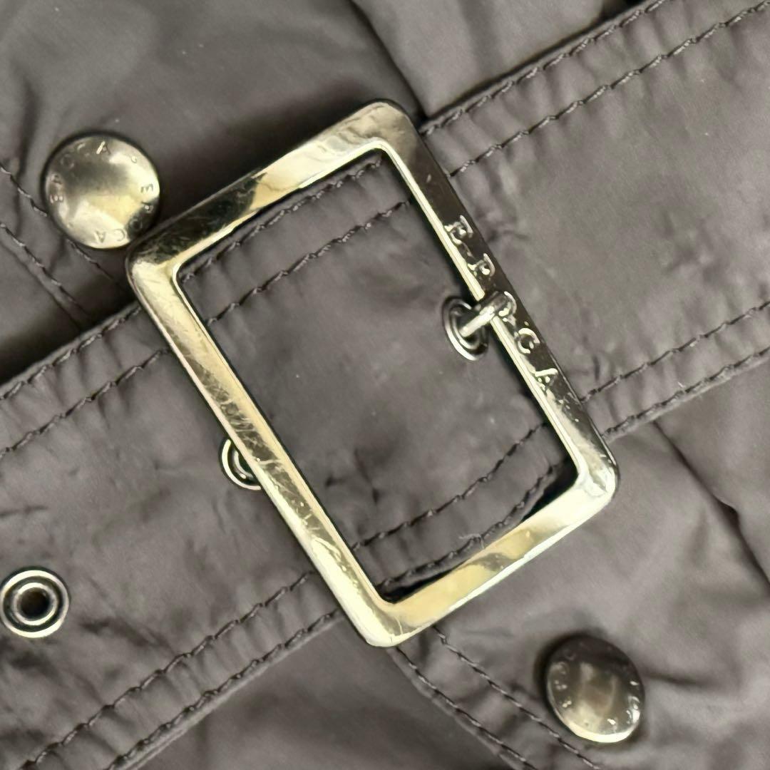 EPOCA ナイロン モッズコート マウンテンパーカー 軽量アウター 黒 40