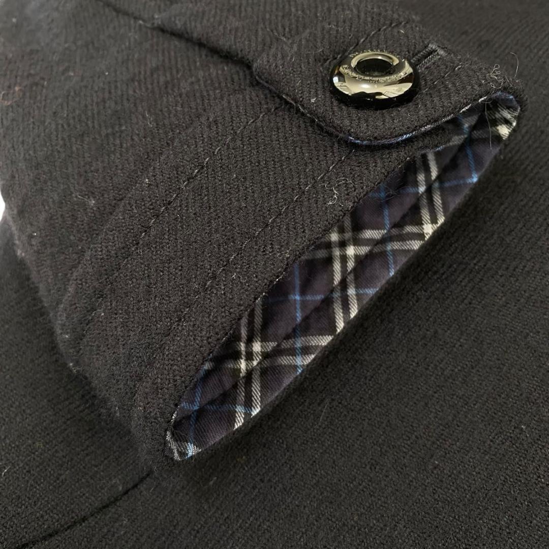美品　BURBERRY bluelabel ワンピース　ネイビー　冬用　厚手