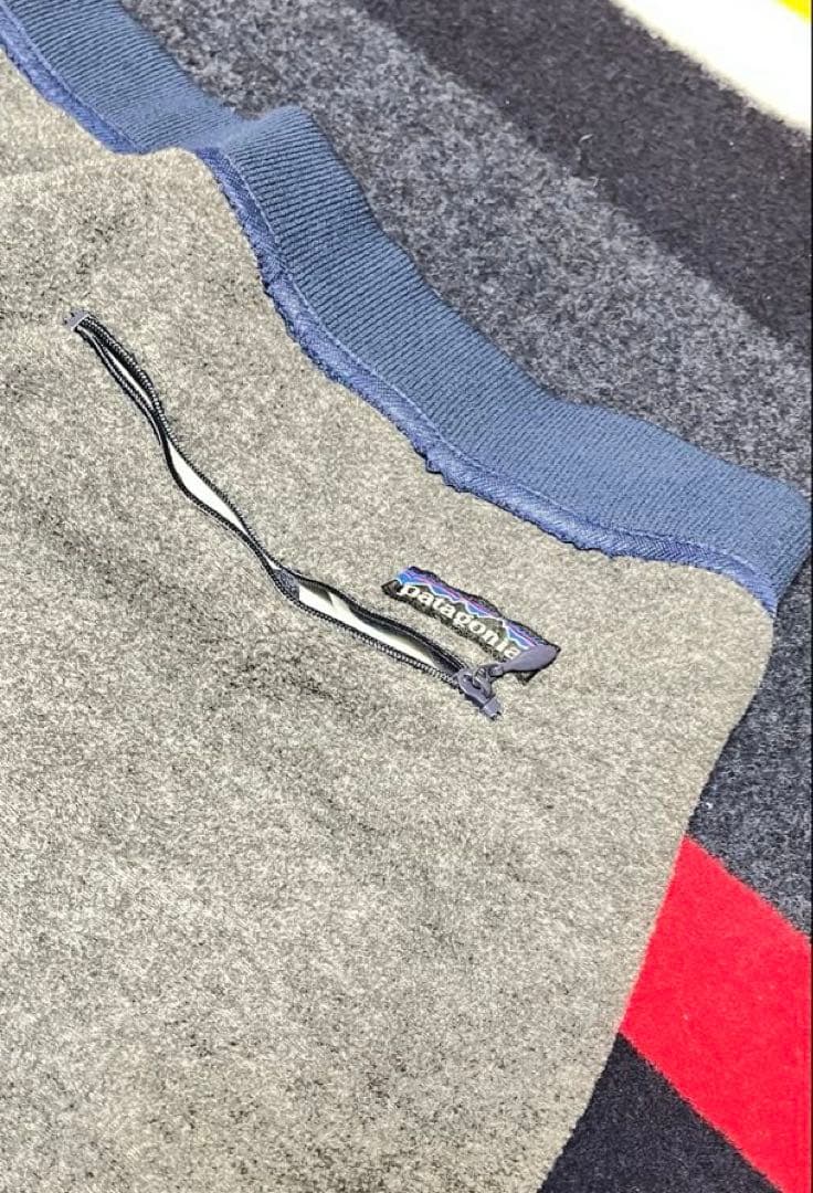 Patagonia フリースパンツ USA製 グレー シンチラ　80s 90s