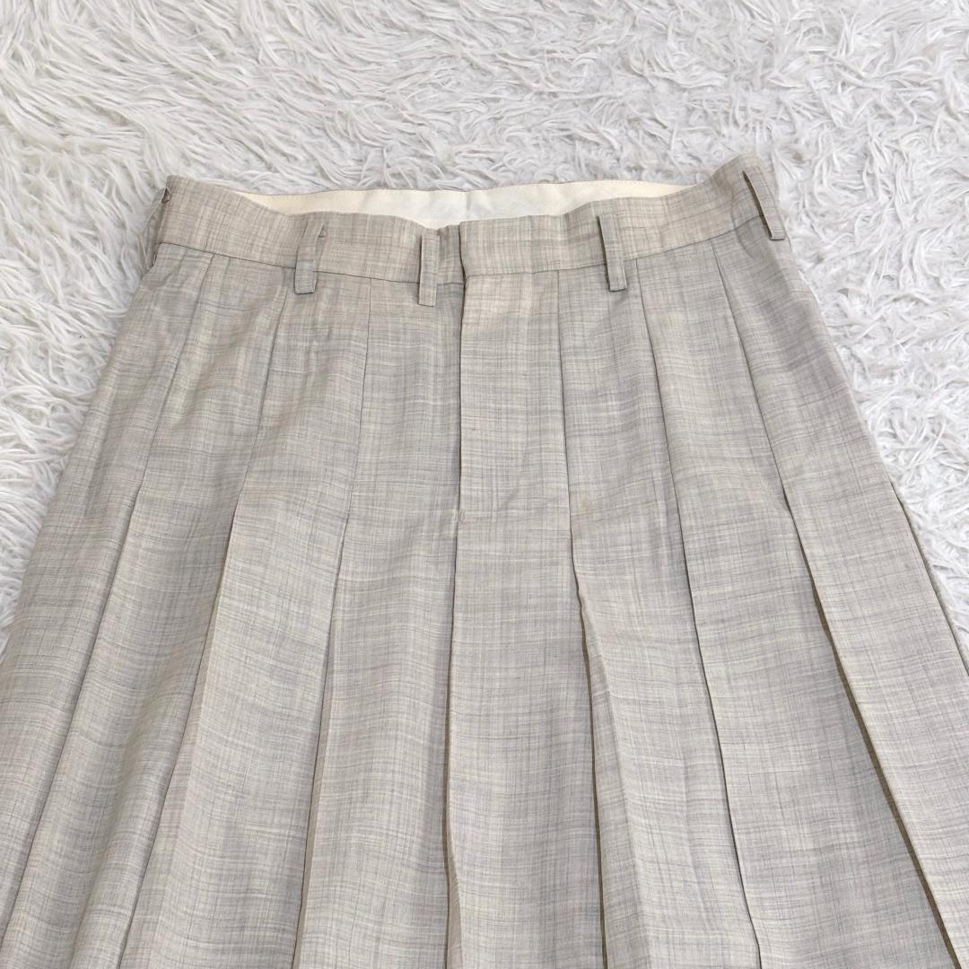 90年代 COMME des GARCONS ギャザーロングスカート グレー