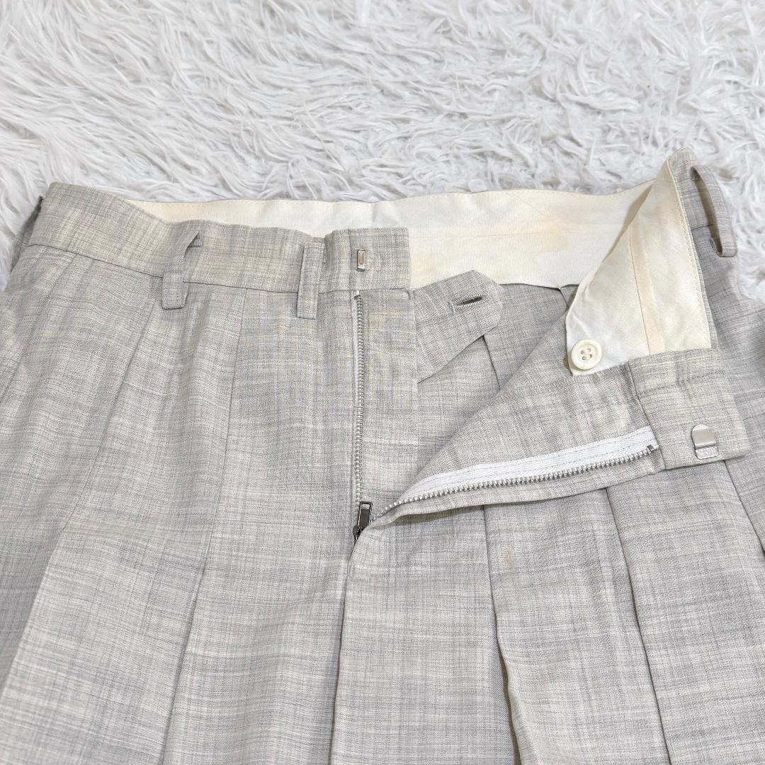 90年代 COMME des GARCONS ギャザーロングスカート グレー