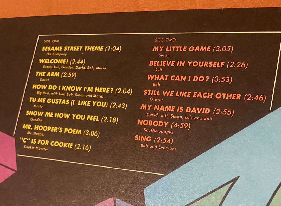 USオリ ギミックジャケ&ポスター付き SESAME STREET LIVE!
