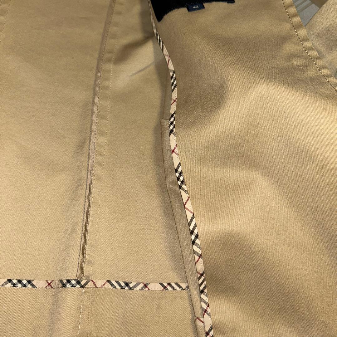 【美品】Burberryベージュスプリングジャケットサイズ42