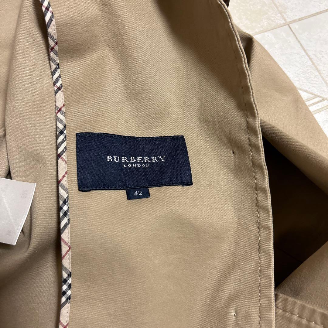 【美品】Burberryベージュスプリングジャケットサイズ42